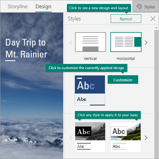 Styles options in Sway