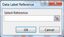 Data Label Field Reference box