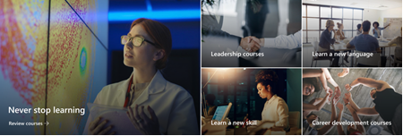 Screenshot of hero web part