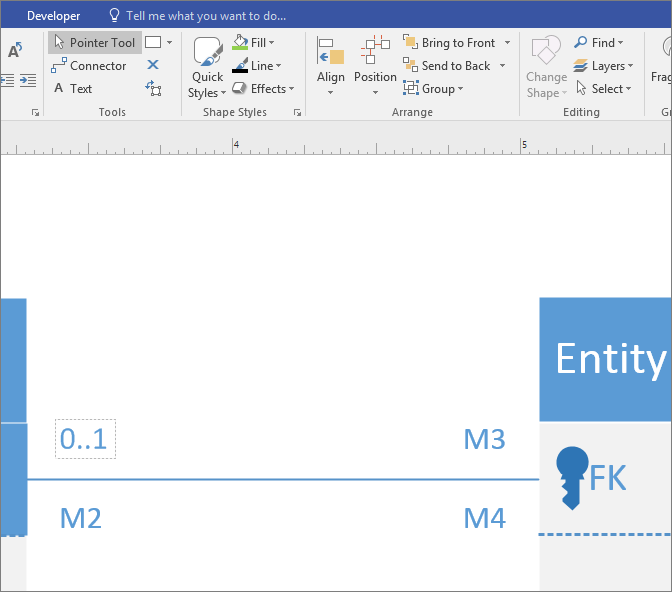 Click the first multiplicity field, and type in the value.
