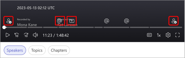 View of meeting recap in Teams