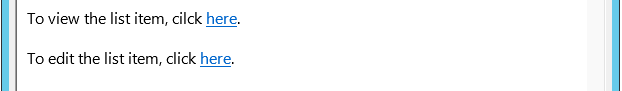 Inserting Hyperlink for List Item 5