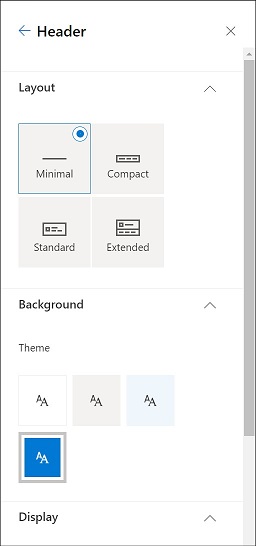 Change the look header