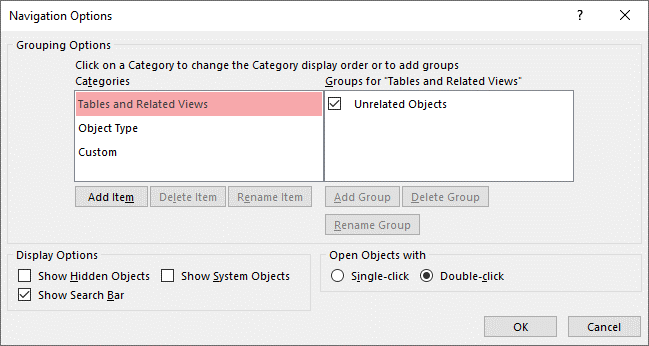 The default custom category