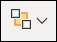 The Arrange button in PowerPoint for the web.