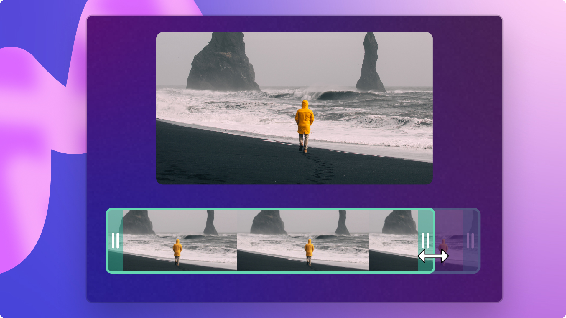 Trim audio and video clips to remove unwanted parts