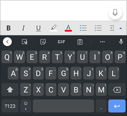 Dictation on Android Phone Screenshot