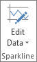 Edit Data button in the Sparkline group